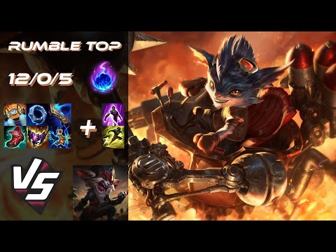TOP Rumble vs Kled - NA Challenger Patch 25.23