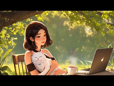 Morning Lofi Study 🌿 Focus & Relax with Smooth Lofi Chill Beats Under the Trees