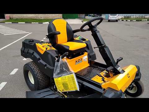 Первый запуск Садовый райдер Cub Cadet XZ3 122 с нулевым радиусом разворота