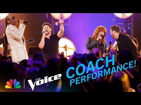 Bublé, Niall, Reba and Snoop Perform "The Joker" by Steve Miller Band | The Voice | NBC