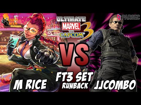 UMVC3 Parsec FT3 Set Runback - M RICE VS JJCombo