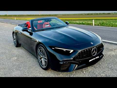 Mercedes-AMG SL 43: Half Cylinders Half Fun? Full Drive Review 0-60 Test Sound Exhaust