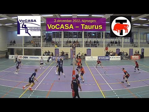2022-12-03 VoCASA - Taurus (samenvatting, 11 min) Eredivisie Heren Volleybal
