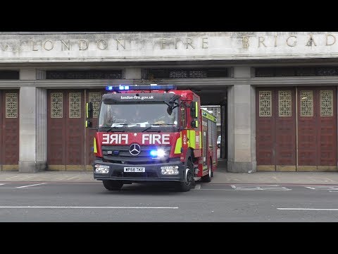 Fire Brigade, HART, Ambulances and (Unmarked) police cars responding code 3 in London