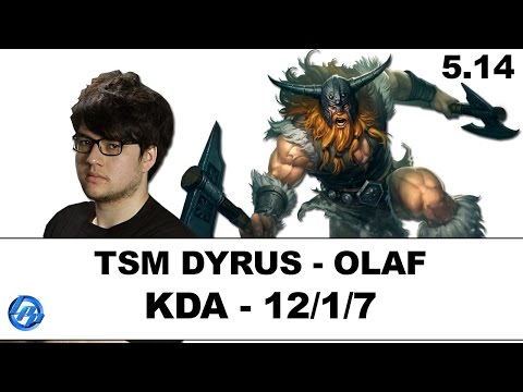 TSM Dyrus - Olaf vs Shen - NA SoloQ