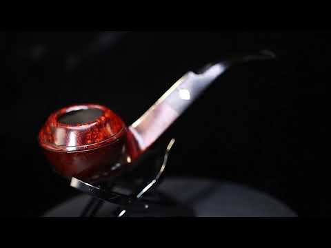 Mint WALNUT OWN MAKE BBB Best British briar Bent Bulldog 428 ESTATE PIPE BOX SOCK