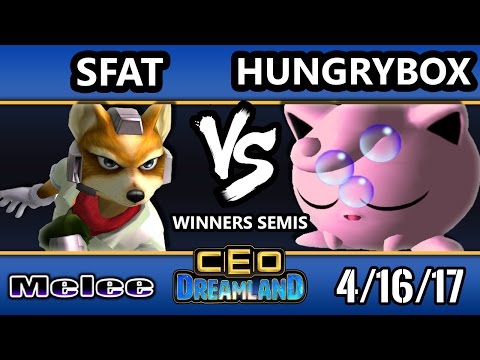 CEO Dreamland 2017 SSBM - Liquid` Hungrybox (Jigglypuff) Vs. CLG | SFAT (Fox) Smash Melee WS