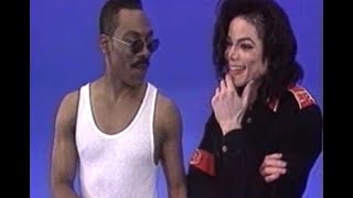 Michael Jackson - 1993 Behind Scenes of &#39;Whatzupwitu&#39; with Eddie Murphy