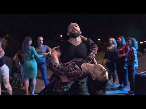 OpenAir Sergey Lobanov & Maria Koroleva #Zouk improvisation