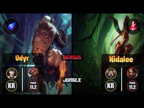 Cuzz UDYR (Jungle) [Phase Rush] VS NIDALEE - Challenger KR Patch 11.2