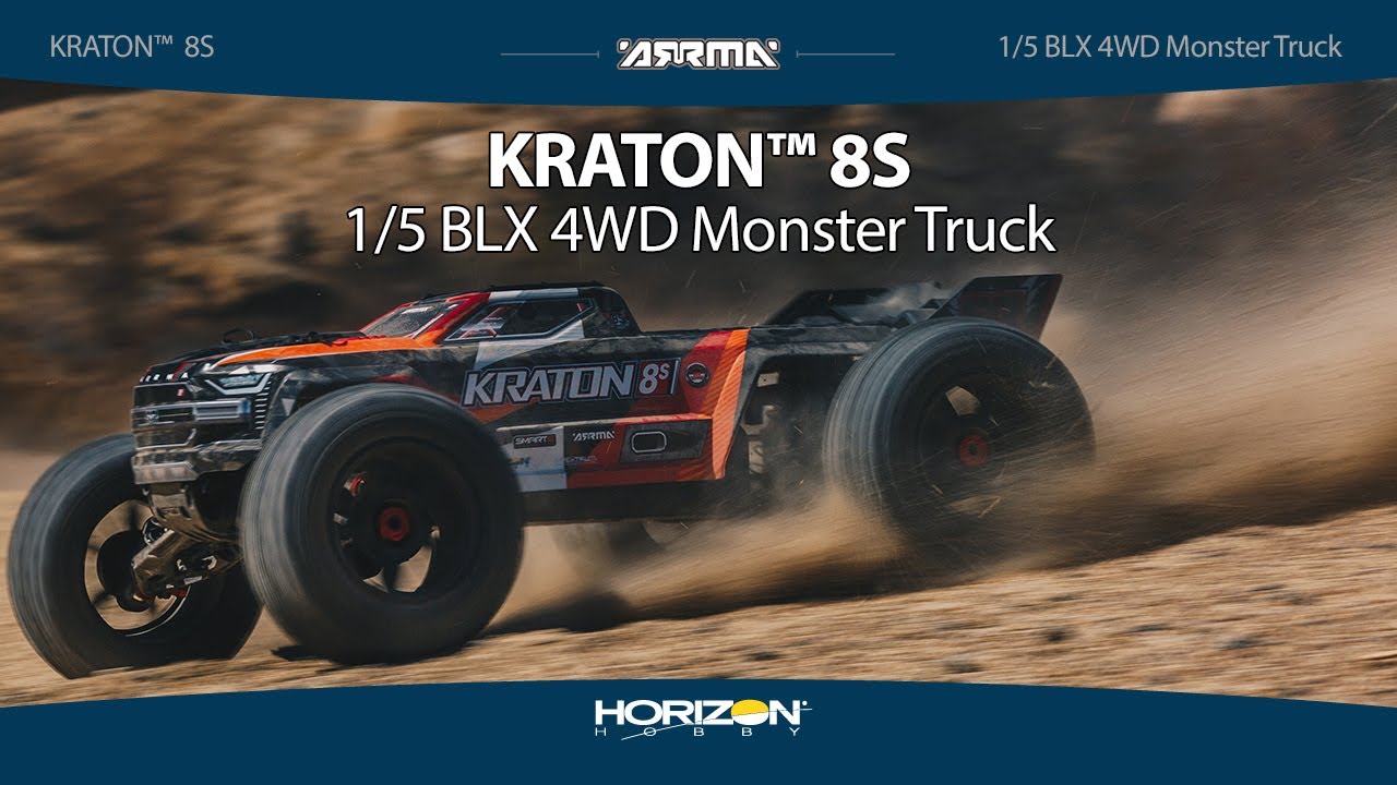 Arrma Kraton 8S BLX 1:5 Smart RTR zelená