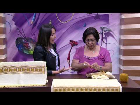 Mulher.com - 16/11/2015 - Bordado em toalha de rosto - Bete Alves PT 1