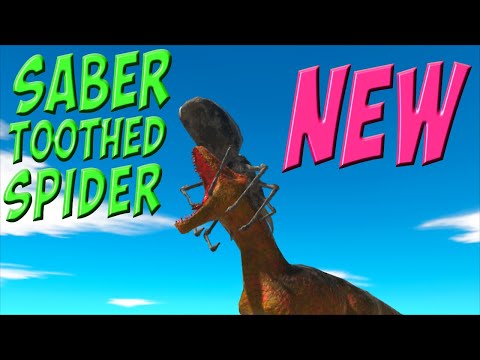 New! Saber-Toothed Spider vs Every Unit - Animal Revolt Battle Simulator Gameplay