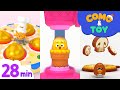 Como | Making food series 28min | Learn colors and words | Como Kids TV