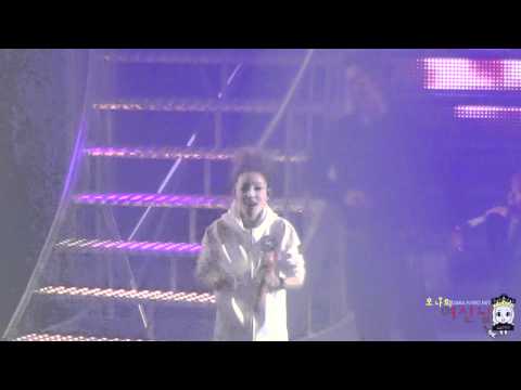 [FANCAM] 111203 YG Family concert - Last Farewell+Champion+Talk3 (DARA ver)