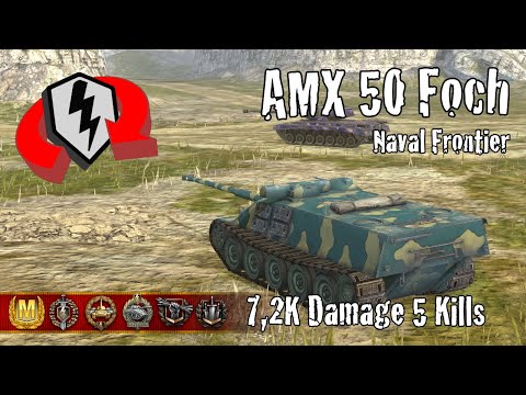 AMX 50 Foch  |  7,2K Damage 5 Kills  |  WoT Blitz Replays