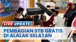 Polemik Televisi Digital, Sejumlah Warga Kelurahan Alalak Selatan Tak Kebagian Set Top Box Gratis