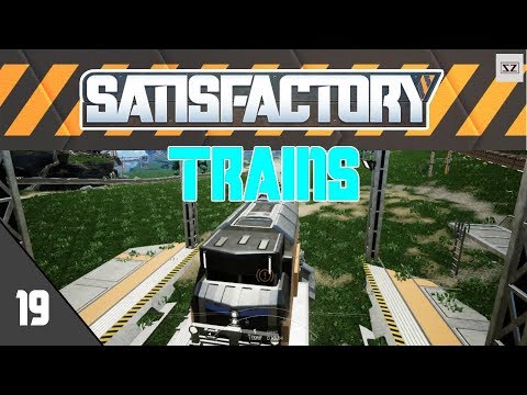 Lets Play Satisfactory Ep19 - Monorail Technology