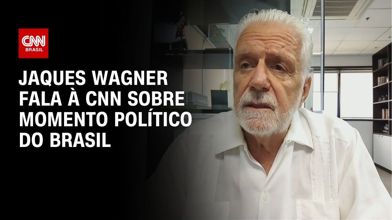 Jaques Wagner fala à CNN sobre momento político do Brasil | LIVE CNN