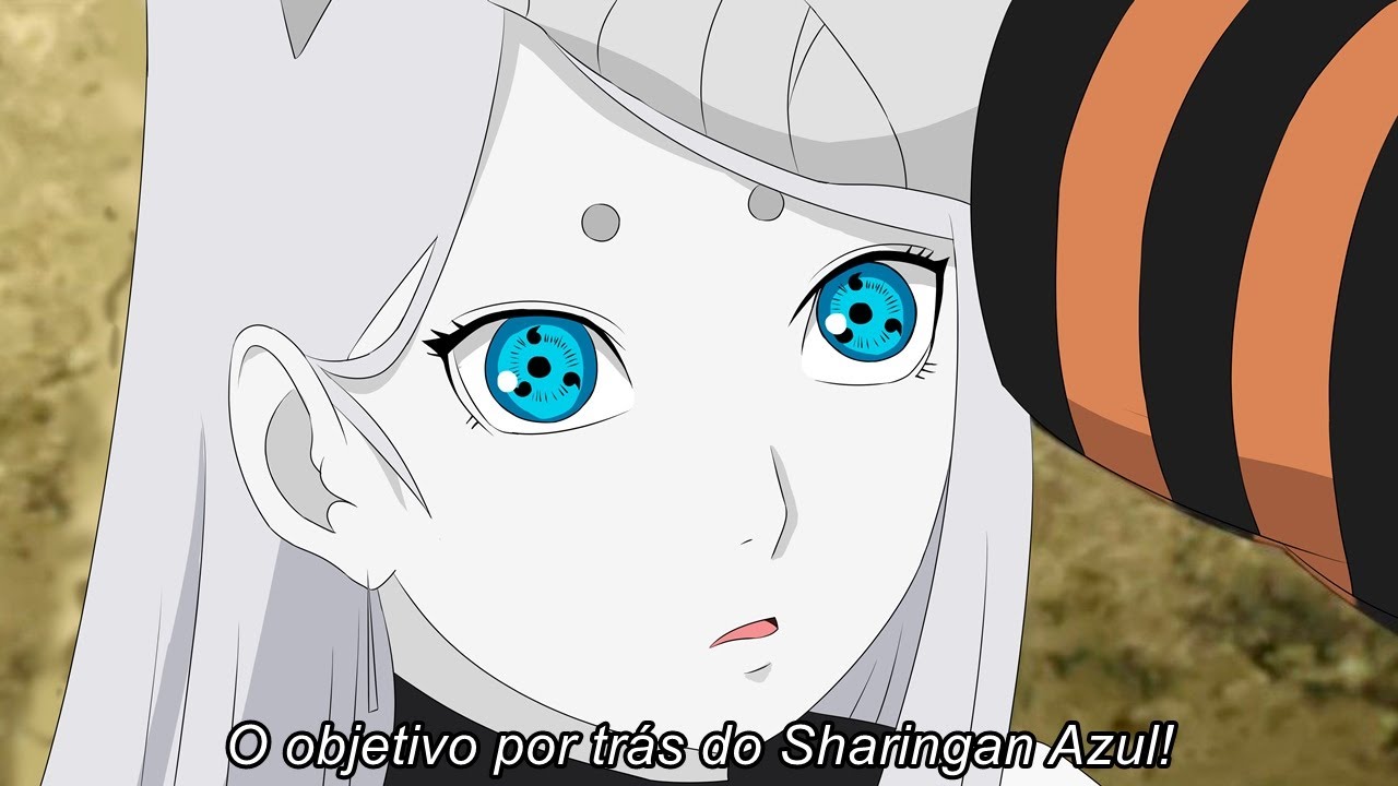 A Rainha do Sharingan Azul o Doujutsu mais Poderoso criado por Orochimaru - Boruto