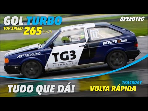 GOL TURBO ACELERANDO FORTE EM INTERLAGOS 1.497 - TRACKDAY - SPEEDTEC