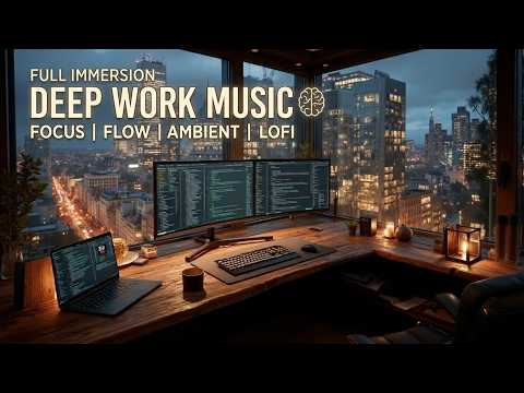 Music for Deep Focus and Concentration Study Work Productivity No Talking Flow State Session