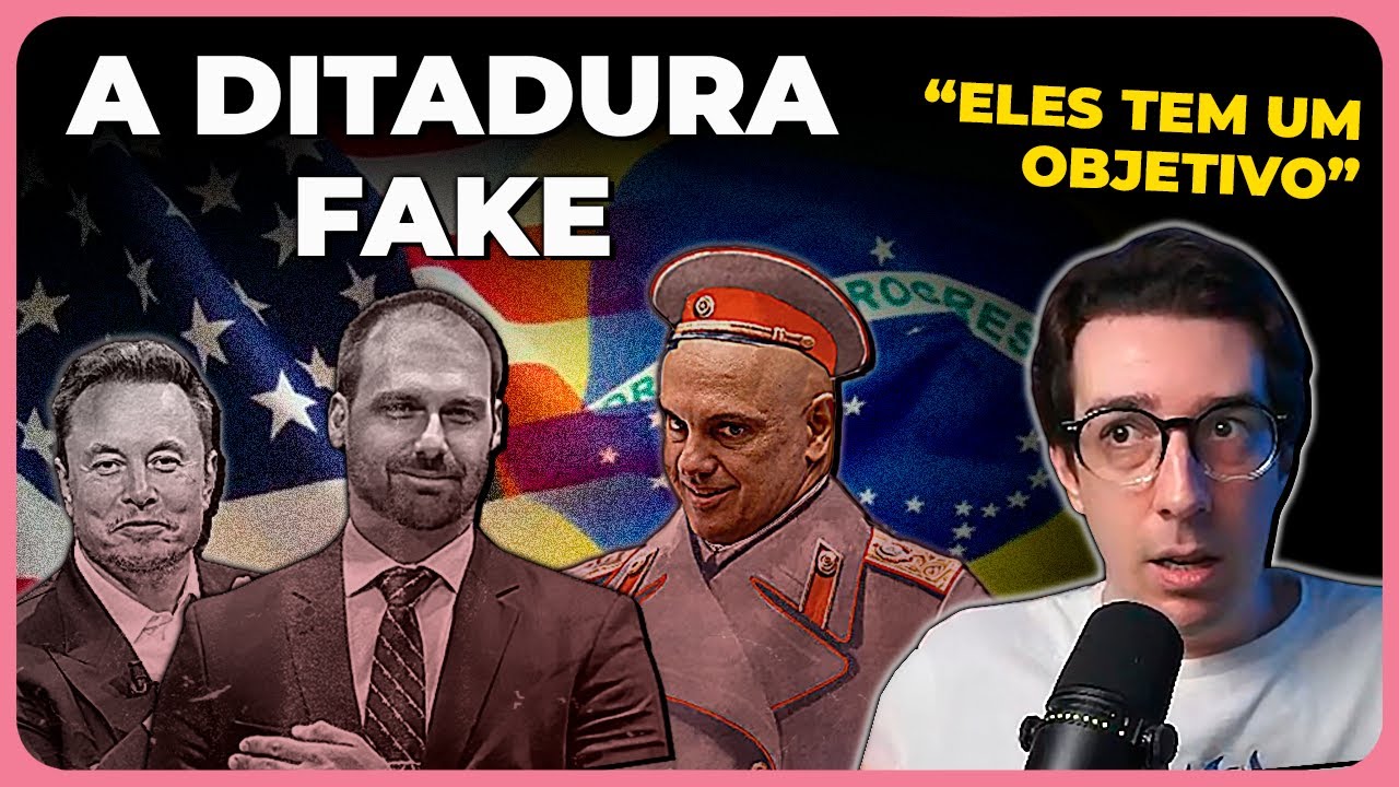 COMO A EXTREMA DIREITA GLOBAL ESTÁ CRIANDO UM FALSO "BRASIL DITATORIAL" | Cortes do Ian Neves