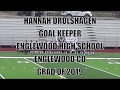 Hannah Drolshagen High School(Englewood High School) Goal Keeping Footage(Spring 2018)