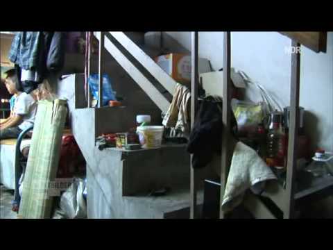 Wohnungsnot Wanderarbeiter in China 2012