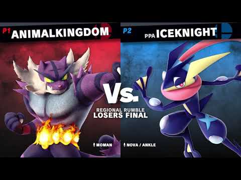 Regional Rumble Top 8 Losers Finals: AnimalKingdom (Incineroar) VS PPA|Iceknight (Greninja)