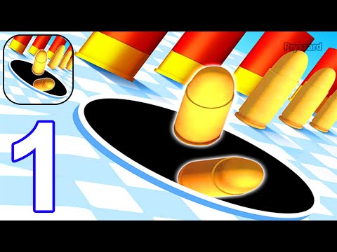 Attack Hole - Black Hole Games - Gameplay Walkthrough Part 1 Tutorial Levels 1-4 (iOS, Android) - YouTube