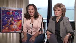 Pixar's Coco Stars Angelica Vale and Angelica Maria Cried Even Before Movie Started video
