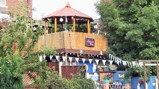 preview picture of video 'Amazing Canalside back gardens in Preston, Lancashire'