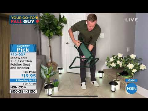 Chad Allen TVchad and Guy Yovan present the Garden Kneeler on HSN for Fall