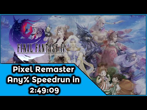 Final Fantasy 4 Pixel Remaster Any% Speedrun - 2:49:09