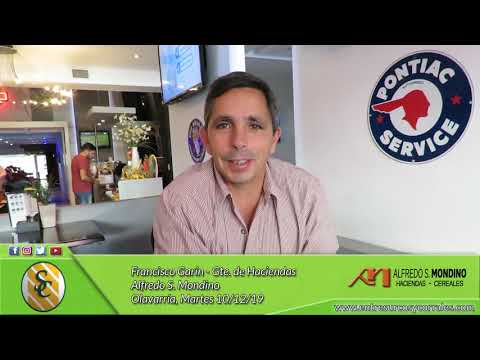 10-12-19 - Francisco Garín - Gte.  de Haciendas - Alfredo S. Mondino - Olavarría