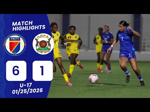 Haiti vs Antigua and Barbuda Women U-17 qualifications Round