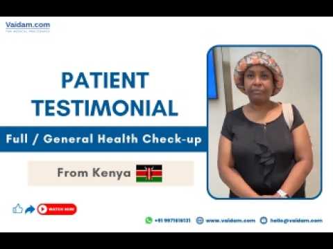 Advanced Full Body Checkup in India: Ms. Salome’s 60th Birthday Wellness Journey from Kenya