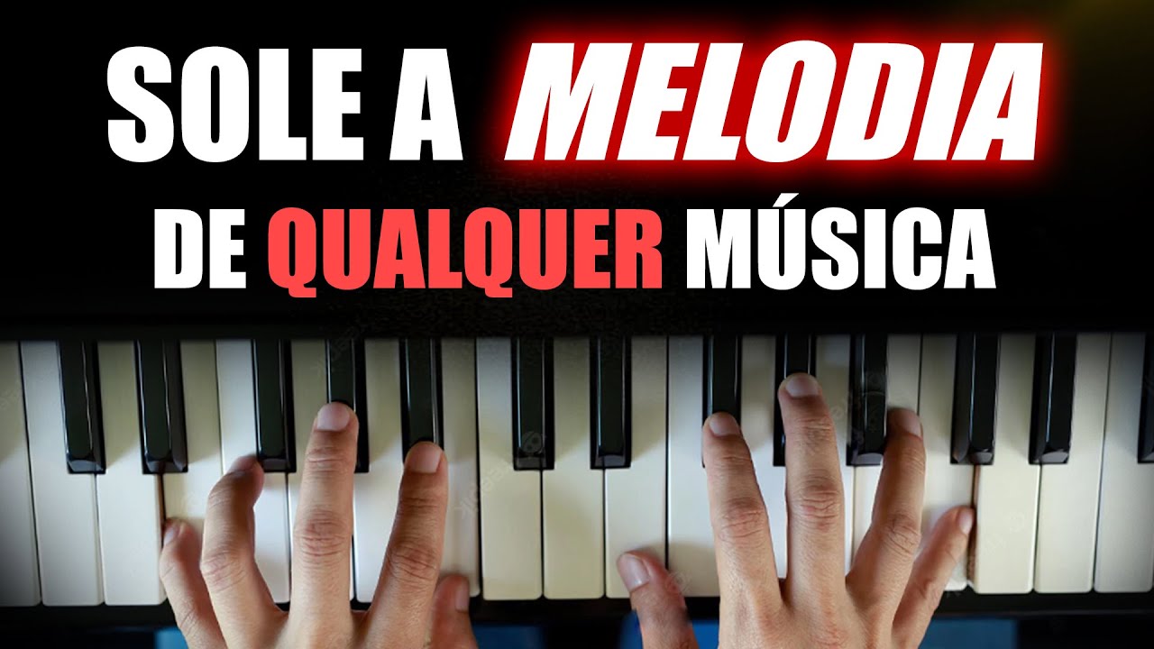 Aprenda a SOLAR a MELODIA de qualquer música no teclado (aula de teclado)