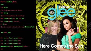 Here Comes The Sun Glee Lyrics