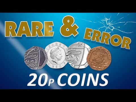 Rare and error 20p coins in circulation. Could they be worth £££?