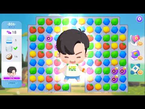 BTS Island: In the SEOM Level 806 - NO BOOSTERS GAMEPLAY 🎵 | SKILLGAMING ✔️