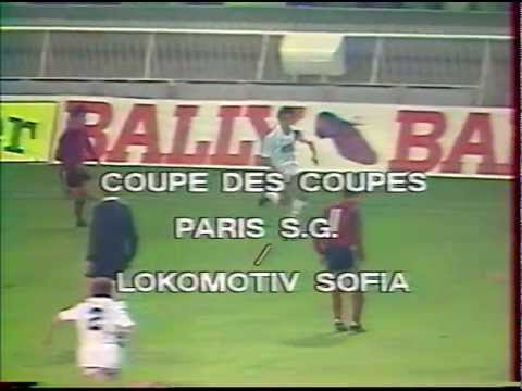 PSG-Lokomotiv Sofia (Coupe des Coupes 1982-1983)