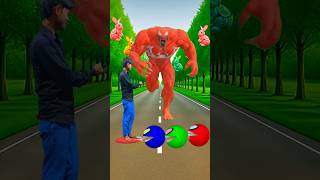 Download lagu I kicked Pac-Man, the ball, the apple, and a giant siren head appeared – A thrilling game 😁🥹😂#shorts mp3