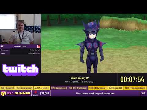 Final Fantasy IV [Any% (Normal)] by blueharvey - #ESASummer21
