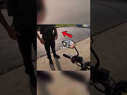 👀Motosikletçi Polisin Önünde Benzin Döktü 😳
