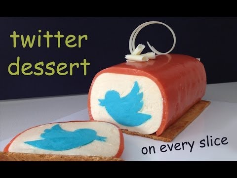 Twitter デザート SWEET TWEET How To Cook That Ann Reardon Twitter Cake (Twitter Dessert SWEET TWEET How To Cook That Ann Reardon Twitter Cake)