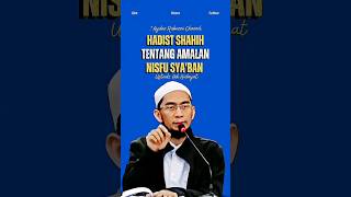 Download lagu Hadist Nisfu sya'ban ‼️ #ustadzadihidayat mp3