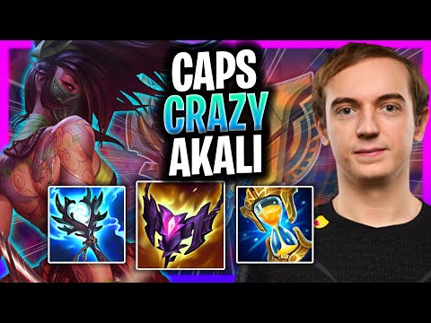 CAPS CRAZY GAME WITH AKALI! | G2 Caps Plays Akali Mid vs Yone!  Season 2024
