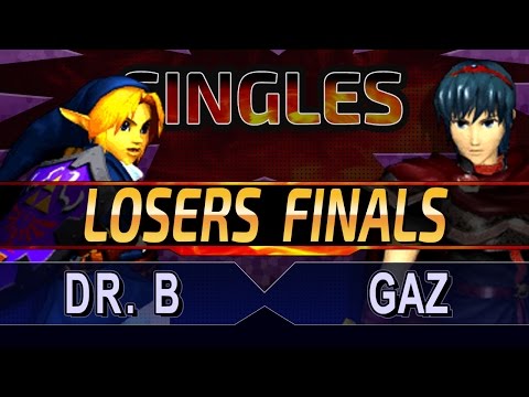 417#3 [31] - Dr. B (Link) vs Gaz (Marth) - Losers Finals Melee